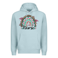 Blue Mist nurse rainbow Premium Hoodie - CowGirlArtShop