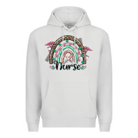 Dove Grey nurse rainbow Premium Hoodie - CowGirlArtShop