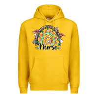 Lemon nurse rainbow Premium Hoodie - CowGirlArtShop