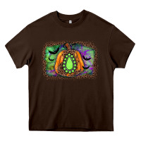 Chocolate Brown halloween gemstone background Heavy Core Tee - JahusDesignShop