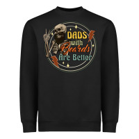 Black dads with beards are better Heavyweight Sweatshirt - Artiststas