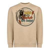 Mushroom dads with beards are better Heavyweight Sweatshirt - Artiststas