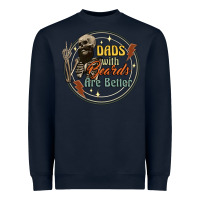 Dads With Beards Are Better Heavyweight Sweatshirt | Teevron