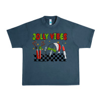Midnight Navy jolly vibes Urban Heavy Tee - MaliasSmallBusiness