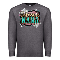 Charcoal Heather blessed nana Premium Sweatshirt - OliviaCreatesArt