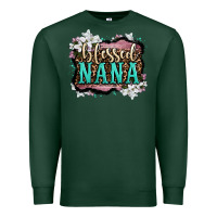 Sports Green blessed nana Premium Sweatshirt - OliviaCreatesArt