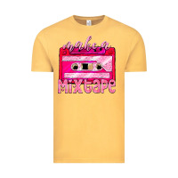 Vintage Mustard make a mixtape cassette Vintage Tee - NancyCooperArtShop