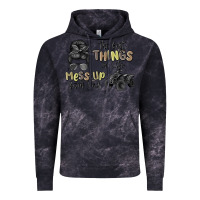 Cloud Black the best things in life mess up your hair Vintage Hoodie - MaliasSmallBusiness