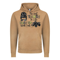The Best Things In Life Mess Up Your Hair Vintage Hoodie | Teevron