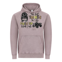 Vintage Zinc the best things in life mess up your hair Vintage Hoodie - MaliasSmallBusiness