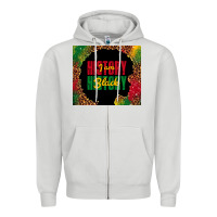 Dove Grey i am black history Zipper Hoodie - TumblerDesignByShophia