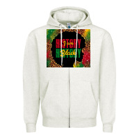Oatmeal Heather i am black history Zipper Hoodie - TumblerDesignByShophia
