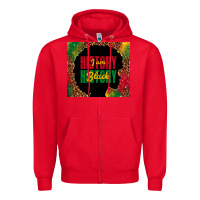 Red i am black history Zipper Hoodie - TumblerDesignByShophia