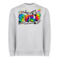 Self Love Tie Dye Heavyweight Sweatshirt | Teevron
