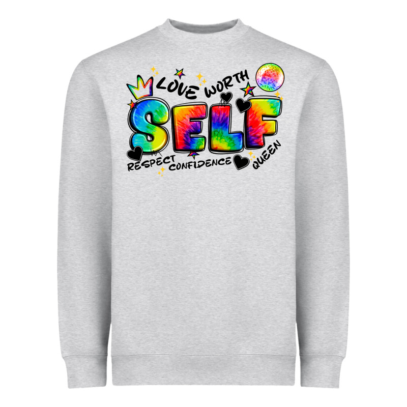 Self Love Tie Dye Heavyweight Sweatshirt by Artiststas | Teevron
