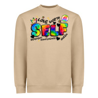 Mushroom self love tie dye Heavyweight Sweatshirt - Artiststas