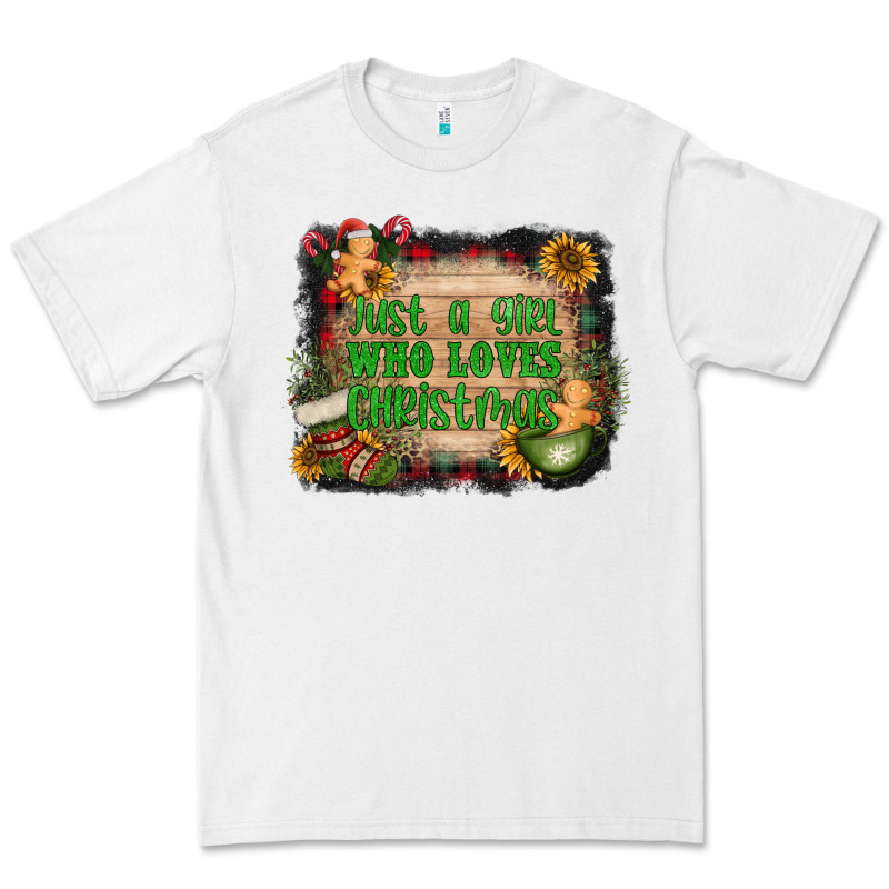 Just A Girl Who Loves Christmas Premium Tee by AdoDesignShop | Teevron
