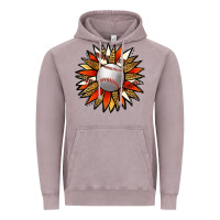 Vintage Zinc Baseball Sunflower Vintage Hoodie - Jasminsmagicworld