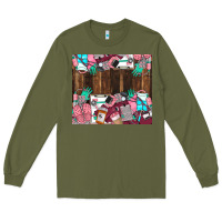 Army Green custom name Long Sleeve Tee - LillyAllenDesigns