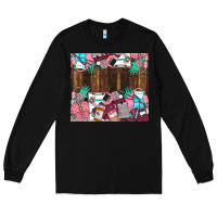 Black custom name Long Sleeve Tee - LillyAllenDesigns