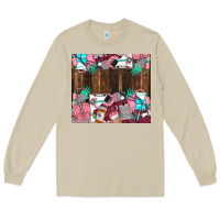 Mushroom custom name Long Sleeve Tee - LillyAllenDesigns