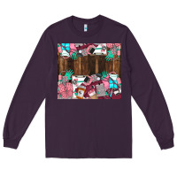 Plum custom name Long Sleeve Tee - LillyAllenDesigns
