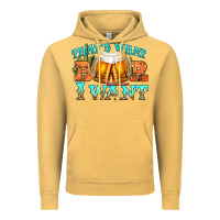 Vintage Mustard western beer thats what i want Vintage Hoodie - NancyCooperArtShop