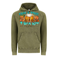 Vintage Olive western beer thats what i want Vintage Hoodie - NancyCooperArtShop