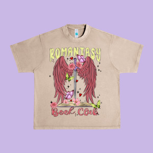 Romantasy Book Club Urban Heavy Tee Designed By Maliassmallbusiness