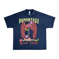 Navy romantasy book club Urban Heavy Tee - MaliasSmallBusiness