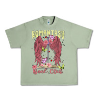 Oil Green romantasy book club Urban Heavy Tee - MaliasSmallBusiness