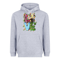 Heather Grey Love Easter gnome Easter Day Heavyweight Hoodie - CowGirlArtShop