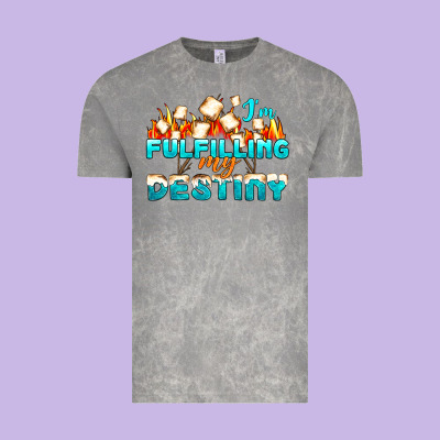 Camp Im Fulfilling My Destiny Vintage Tee Designed By Nancycooperartshop
