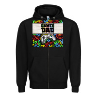 Black gamer dad Zipper Hoodie - TumblerDesignByShophia
