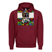 Burgundy gamer dad Zipper Hoodie - TumblerDesignByShophia