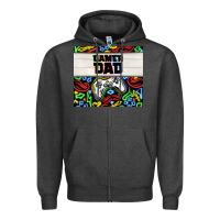 Charcoal Heather gamer dad Zipper Hoodie - TumblerDesignByShophia