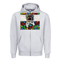 Heather Grey gamer dad Zipper Hoodie - TumblerDesignByShophia