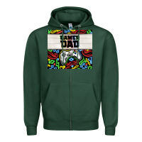 Sports Green gamer dad Zipper Hoodie - TumblerDesignByShophia