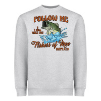 Heather Grey fishers of men Heavyweight Sweatshirt - Artiststas