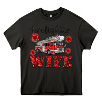 Asphalt firefighter wife Heavy Core Tee - Artiststas