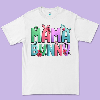 Easter Floral Mama Bunny Premium Tee Designed By Artiststas