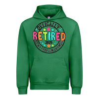 Emerald Officially Retired 2025 not my problem anymore Urban Hoodie - CowhideDigitalArt