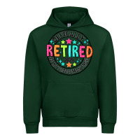 Forest Green Officially Retired 2025 not my problem anymore Urban Hoodie - CowhideDigitalArt