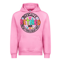 Fuchsia Pink Officially Retired 2025 not my problem anymore Urban Hoodie - CowhideDigitalArt