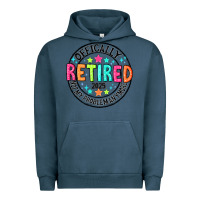 Pigment Midnight Navy Officially Retired 2025 not my problem anymore Urban Hoodie - CowhideDigitalArt