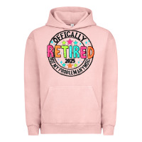 Pigment Salmon Officially Retired 2025 not my problem anymore Urban Hoodie - CowhideDigitalArt