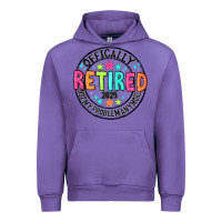 Tulip Officially Retired 2025 not my problem anymore Urban Hoodie - CowhideDigitalArt