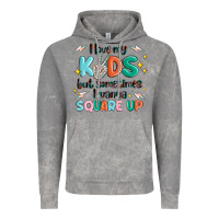 Cloud Rock i love my kids but sometimes i wanna square up Vintage Hoodie - MaliasSmallBusiness