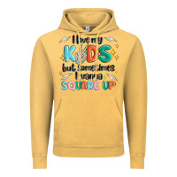 Vintage Mustard i love my kids but sometimes i wanna square up Vintage Hoodie - MaliasSmallBusiness