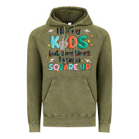 Vintage Olive i love my kids but sometimes i wanna square up Vintage Hoodie - MaliasSmallBusiness
